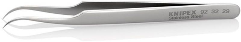 NW-KNIPEX Präzisionspinzette Länge 120 mm 45° gewinkelt - 92 32 29