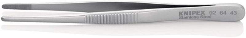 NW-KNIPEX Präzisionspinzette (Länge 120 mm gerade / Spitzenbreite 3 mm) - 92 64 43