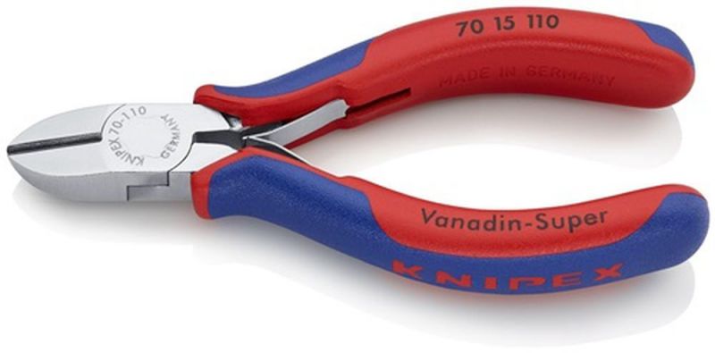 NW-KNIPEX Seitenschneider (Länge 110 mm / Kopf verchromt) - 70 15 110