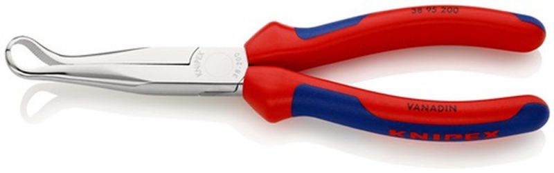 NW-KNIPEX Mechanikerzange (Länge 200 mm Form 9 / 45° gewinkelt Mehrkomponenten-Hüllen) - 38 95 200