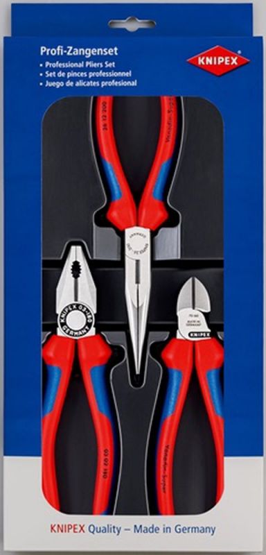 NW-KNIPEX Zangen-Satz Inhalt 3-teilig - 00 20 11