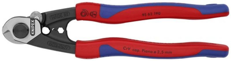 NW-KNIPEX Drahtseilschere (Länge 190 mm / poliert) - 95 62 190