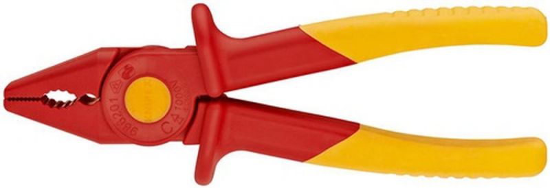 NW-KNIPEX Kombizange (Länge 180 mm / mit Weichkunststoff-Zone) - 98 62 01