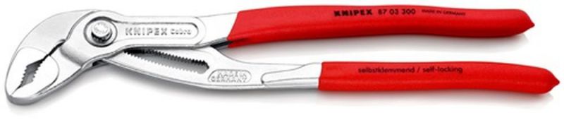 NW-KNIPEX Wasserpumpenzange (Länge 300 mm Spannweite 60 mm / verchromt) - 87 03 300