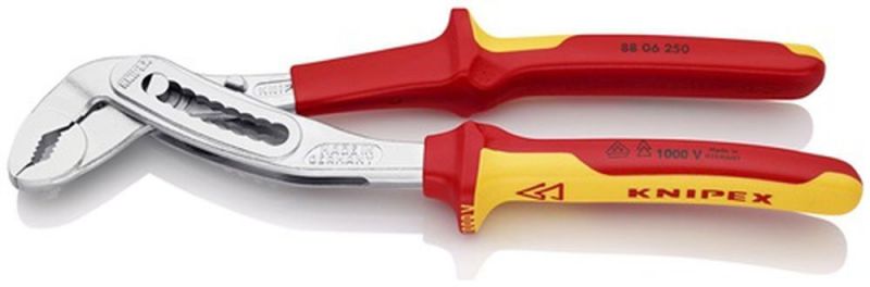 NW-KNIPEX Wasserpumpenzange (Länge 250 mm Spannweite 46 mm / verchromt VDE) - 88 06 250