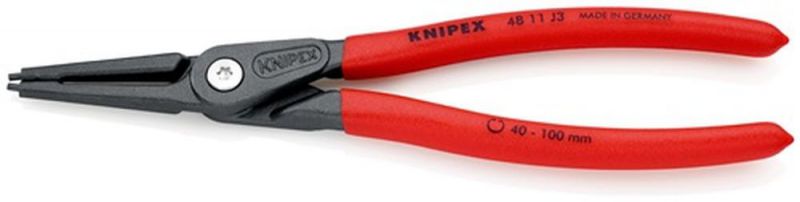 NW-KNIPEX Präzisionssicherungsringzange für Bohrungen Ø 40 - 100 mm - 48 11 J3