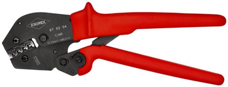 NW-KNIPEX Crimpzange (Länge 250 mm / 0,1 - 2,5 (AWG 27 - 13) mm² 562 g) - 97 52 04