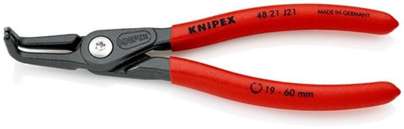 NW-KNIPEX Präzisionssicherungsringzange für Bohrungen Ø 19 - 60 mm - 48 21 J21