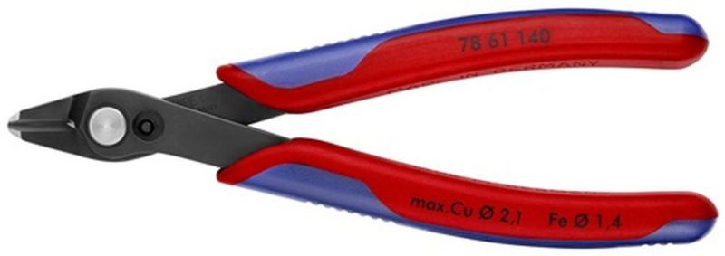 NW-KNIPEX Elektronik-Seitenschneider (Länge 140 mm / Facette nein) - 78 61 140