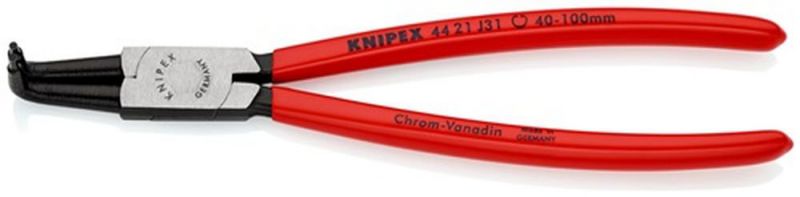 NW-KNIPEX Sicherungsringzange für Bohrungen Ø 40 - 100 mm - 44 21 J31