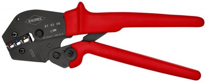 NW-KNIPEX Crimpzange (Länge 250 mm / 0,5- 6 (AWG 20 - 10) mm² 565 g) - 97 52 06