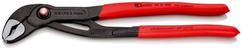 NW-KNIPEX Wasserpumpenzange (Länge 300 mm Spannweite 60 mm / poliert) - 87 21 300