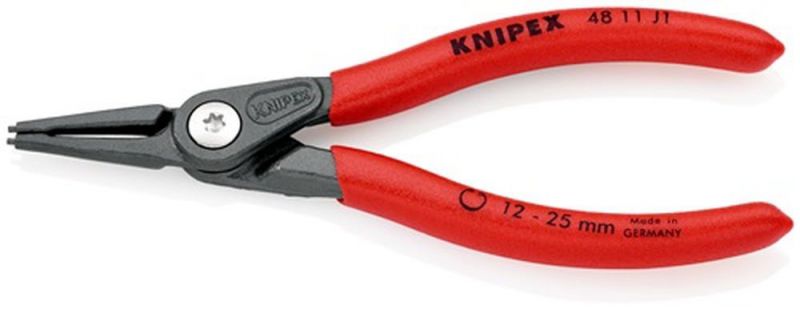 NW-KNIPEX Präzisionssicherungsringzange für Bohrungen Ø 12 - 25 mm - 48 11 J1