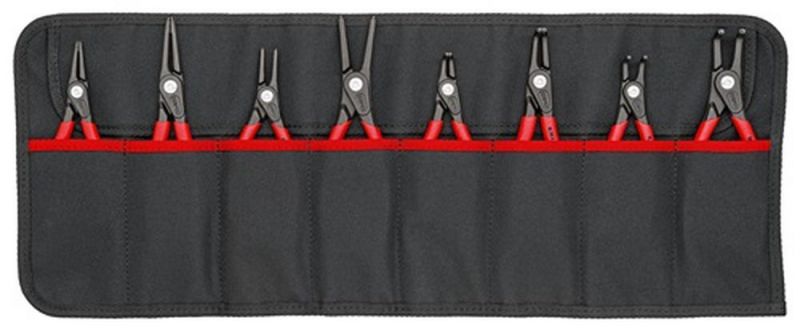 NW-KNIPEX Sicherungsringzangen-Satz (8-teilig in Rolltasche / 10 - 60 mm) - 00 19 58 V02