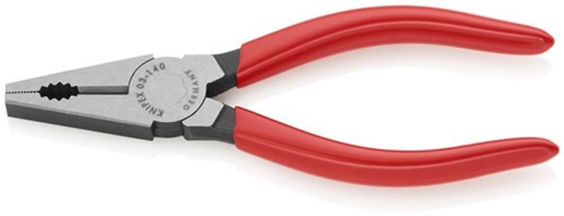NW-KNIPEX Kombizange (Länge 140 mm / poliert Kunststoffüberzug) - 03 01 140