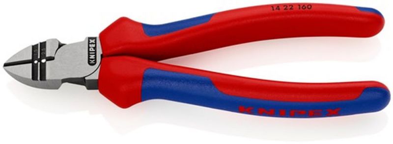 NW-KNIPEX Abisolierseitenschneider (Länge 160 mm / 1,5 / 2,5 mm²) - 14 22 160