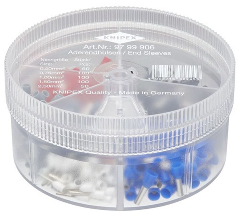 NW-KNIPEX Sortimentsbox 400-teilig 0,5 - 2,5 mm² - 97 99 906