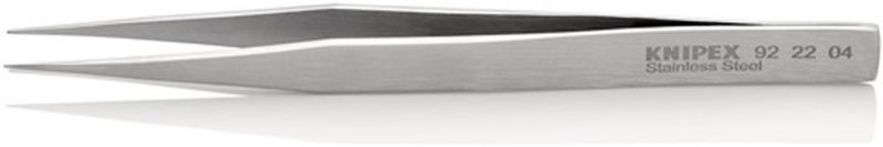 NW-KNIPEX Präzisionspinzette Länge 130 mm gerade - 92 22 04