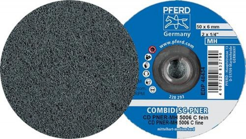 PFERD Vliesronde (Außen-D.50mm B.6mm COMBIDISC / mittelhart / Inhalt: 25 Stück) - 42759104
