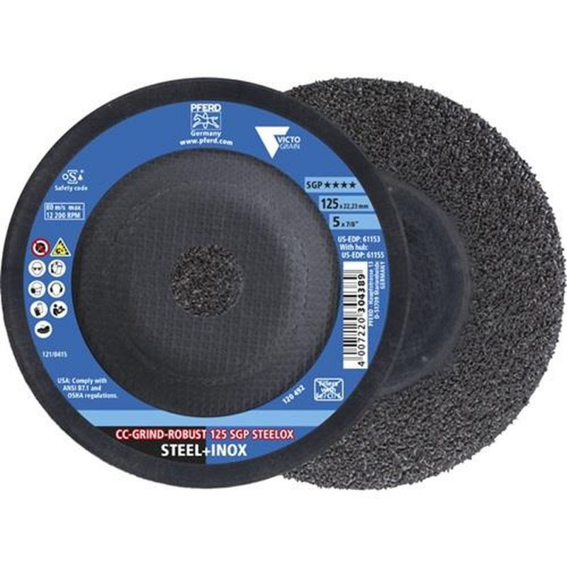 PFERD Schleifscheibe (D125xSmm / Stahl / Edelstahl / Inhalt: 10 Stück) - 64195126