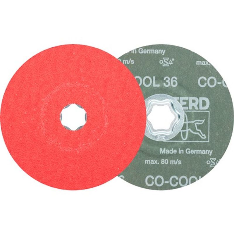 PFERD Fiberscheibe (Ø 125 mm Körnung 36 / INOX / Aluminium / Inhalt: 25 Stück) - 64193103