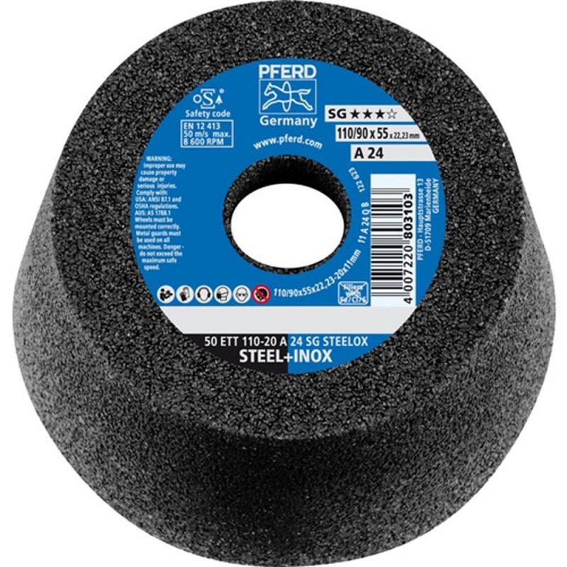 PFERD Schleiftopf (110/55 mm / INOX und Stahl 24) - 63418224