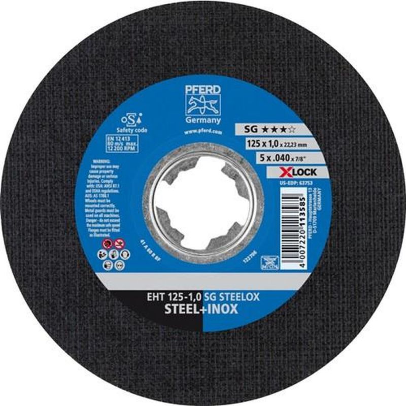 PFERD Trennscheibe (D125x1mm gerade / Inhalt: 25 Stück) - 61341113