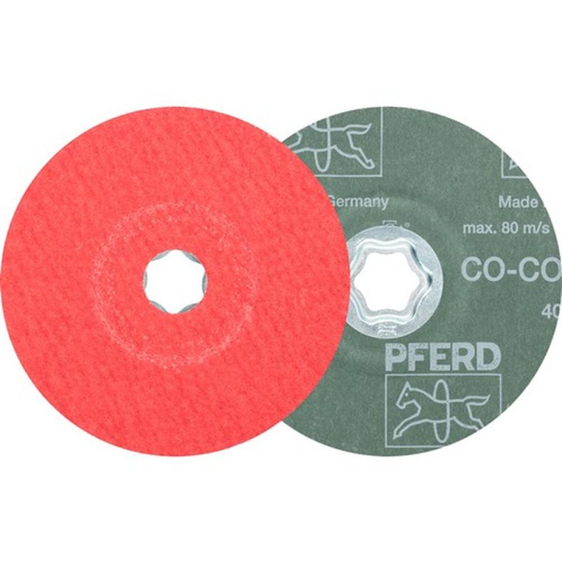 PFERD Fiberscheibe (Ø 125 mm Körnung 60 / INOX / Aluminium / Inhalt: 25 Stück) - 64193106