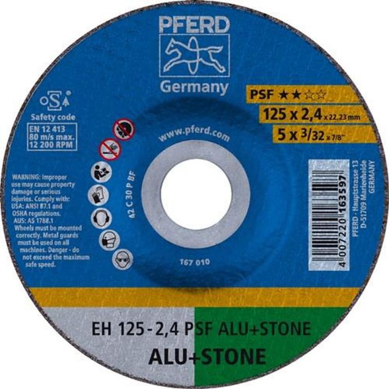 PFERD Trennscheibe (D125x2,4mm gekröpft / Inhalt: 25 Stück) - 61820222