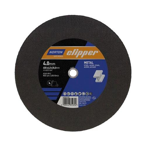 Norton Clipper Trennscheibe (D400x4,0mm Typ 41 / Metall) - 66253371529