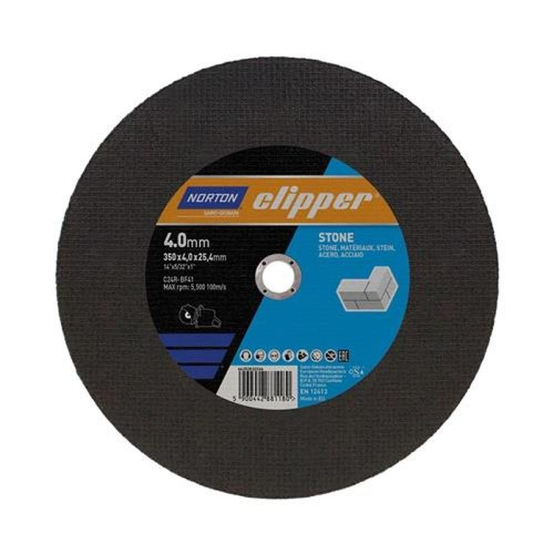 Norton Clipper Trennscheibe (D350x4,0mm Typ 41 / Stein) - 66252832266