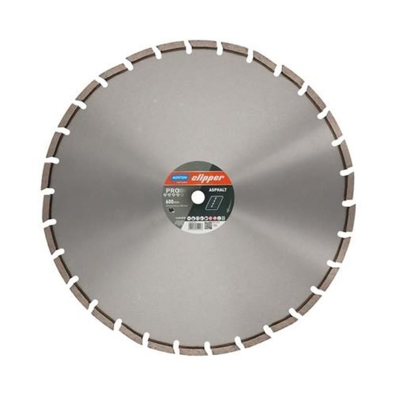 Norton Clipper Diamanttrennscheibe (Ø 600 mm Bohrung 25,4 mm / für Fugenschneider) - 70184631996