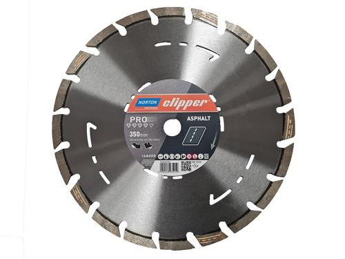 Norton Clipper Diamanttrennscheibe (Ø 350 mm Bohrung 25,4 mm / für Trennschleifer/Fugenschneider) - 70184631581