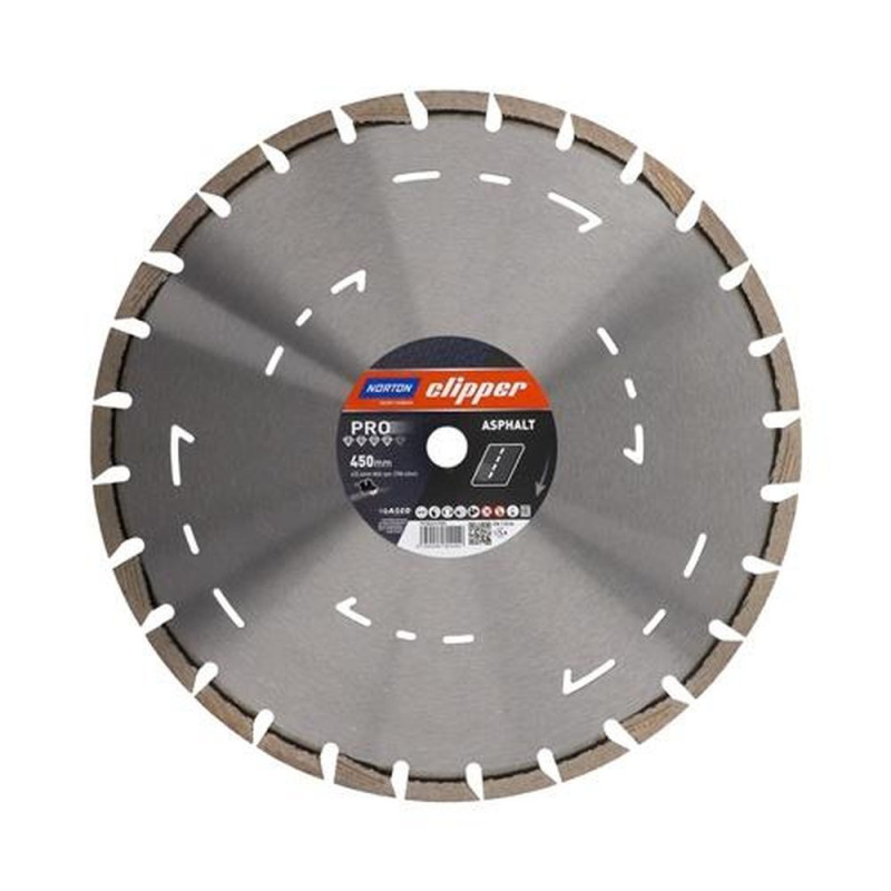 Norton Clipper Diamanttrennscheibe (Ø 450 mm Bohrung 25,4 mm / für Fugenschneider) - 70184631583