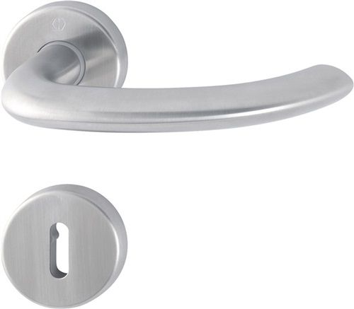 NW-HOPPE Rosettengarnitur (Edelstahl F69 / U-Form OB) - 3042441