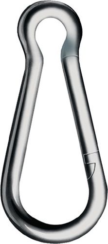 Kleinsorge Karabinerhaken (Länge 60 mm Drahtstärke 6 mm / Tragfähigkeit 120 kg / Inhalt: 100 Stück) - 3000606V