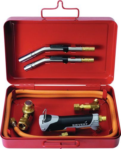 Sievert Hart-/Weichlötgarnitur (im Stahlblechkoffer / 6-teilig) - 761010
