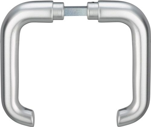 Dieckmann Türdrückerpaar (Aluminium F1 / ohne Rosetten) - 1104/0808/01