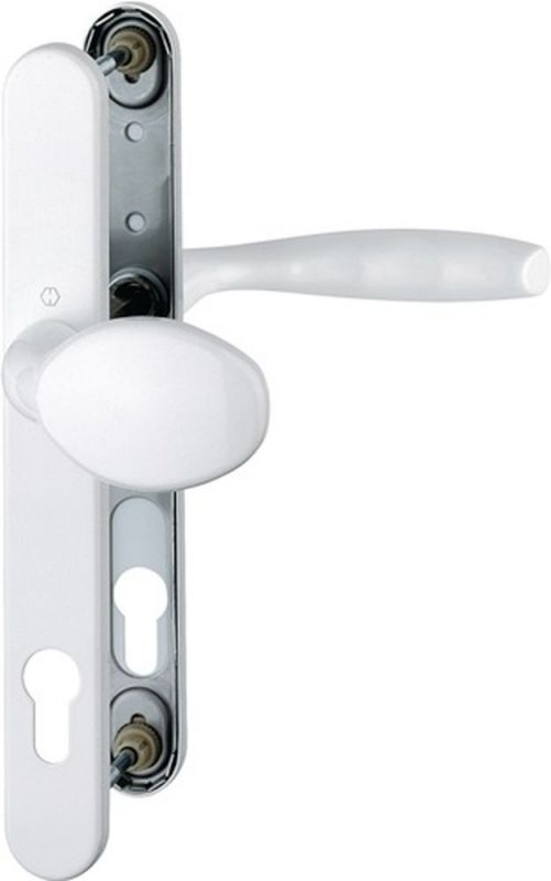 NW-HOPPE Profiltürgarnitur (Aluminium F9016 / PZ) - 3257493