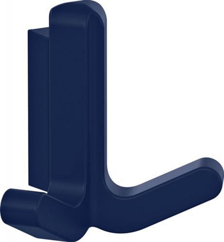 HEWI Doppelhaken (matt, elastisch / Kunststoff (TPU) 50 stahlblau) - 477.94B020 50