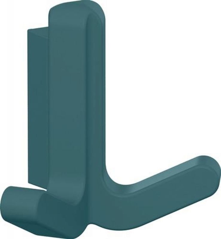 HEWI Doppelhaken (matt, elastisch / Kunststoff (TPU) 55 aquablau) - 477.94B020 55