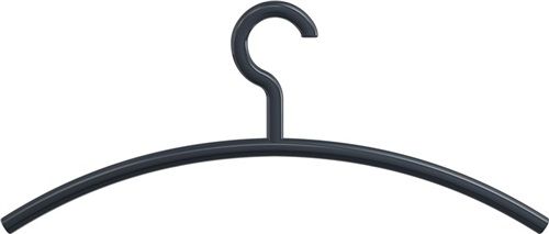 HEWI Kleiderbügel Kunststoff 90 tiefschwarz - 570.1 90
