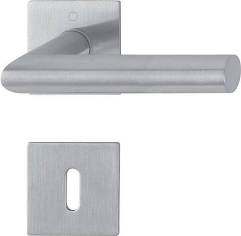 NW-HOPPE Rosettengarnitur (Edelstahl F9714M / Gehrung BB) - 11869185