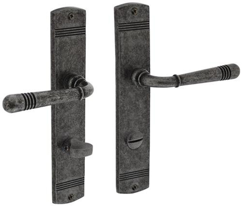 MATADOR Langschildschildgarnitur (Zamak F77 Grau / WC 72 mm) - 0021.170569