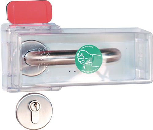 GfS Fluchttürhaube (Sicherung von Türdrückern / Macrolon-Kunststoff transparent) - 901500