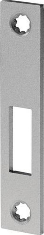 BKS Schließblech (Stahl silber / Breite 20 x Länge 105 mm käntig) - S4130039