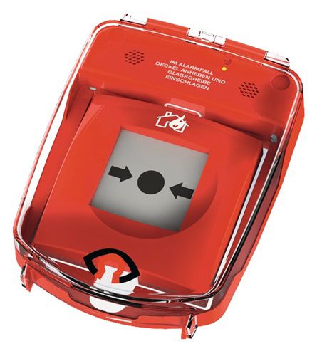 GfS Schutzhaube (mit Öffnungsalarm / zur Sicherung von Druckknopfmeldern) - 411 001