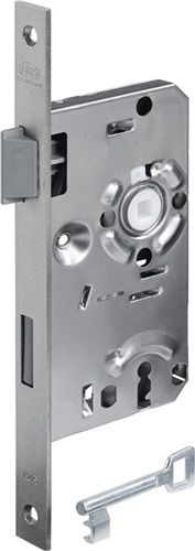 BKS Zimmertür-Einsteckschloss (BB 18/ 55/72/8 mm DIN links / silber käntig) - 02150293