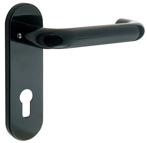 NW-HOPPE Feuerschutzgarnitur (Kunststoff F9005 D/K / für Türstärke 40-66 mm PZ abgerundet) - 635504