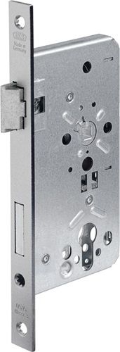 BKS Objekt-Einsteckschloss (PZW 20/ 55/72/8 mm DIN links / alufinish silber käntig) - B-05150-08-L-1